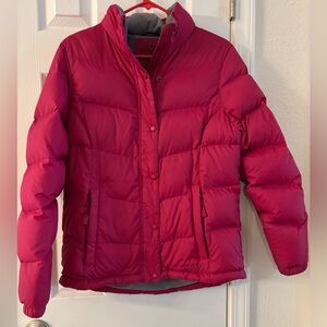 L.L. Bean Pink Down Jacket